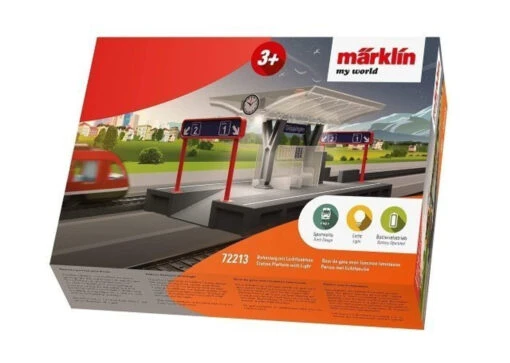 Marklin 72213 STATION PLATFORM W/LIGHTS -Vallejo Sales Store mrk72213 marklin 72213 station platform w lights 068073192 48444.1609770215